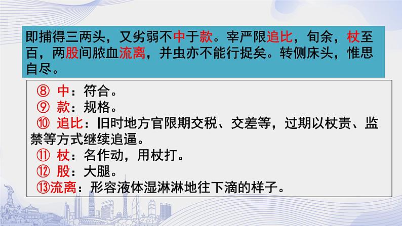 课时108_第六单元_14 促织 蒲松龄（二）-课件第5页