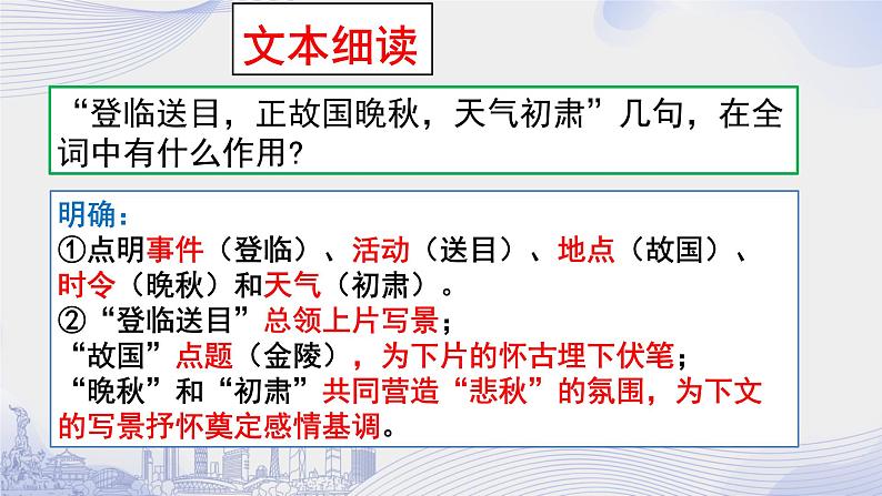 人教语文必修一下册 桂枝香·金陵怀古  课件+教案（多课时）07