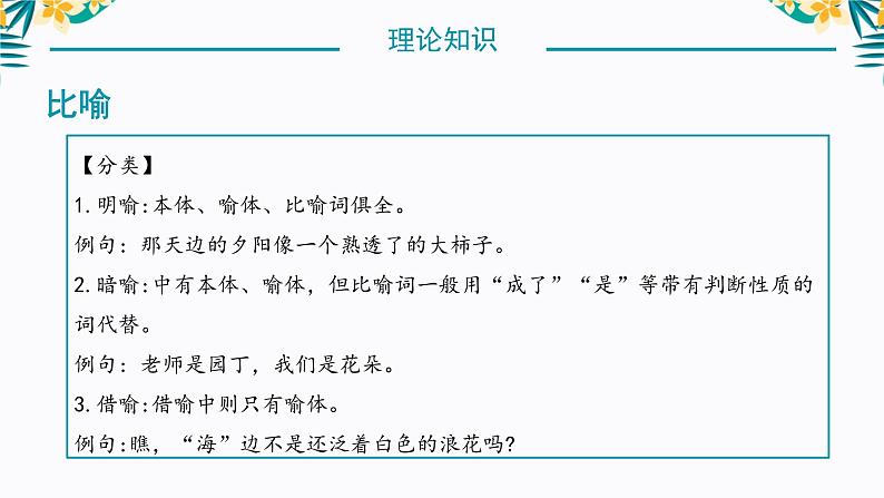 2023届高考语文复习-修辞手法 课件第7页