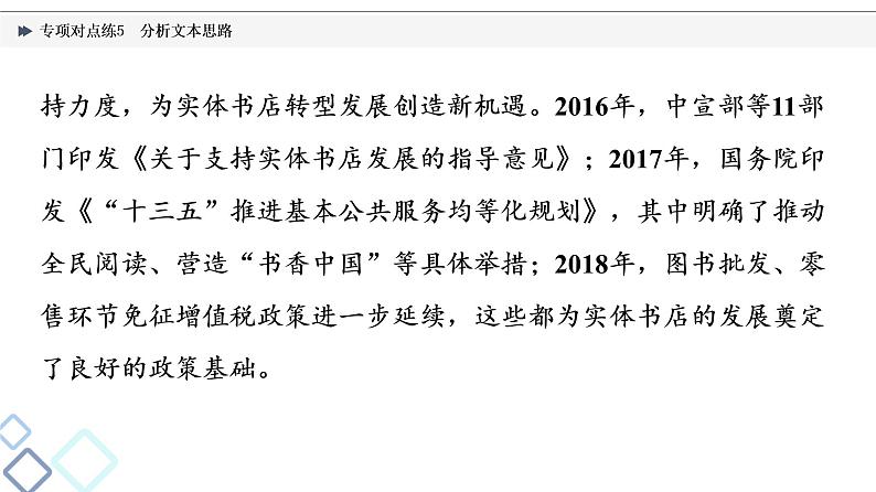 2022版高考语文二轮复习 专项对点练5 分析文本思路课件PPT第5页