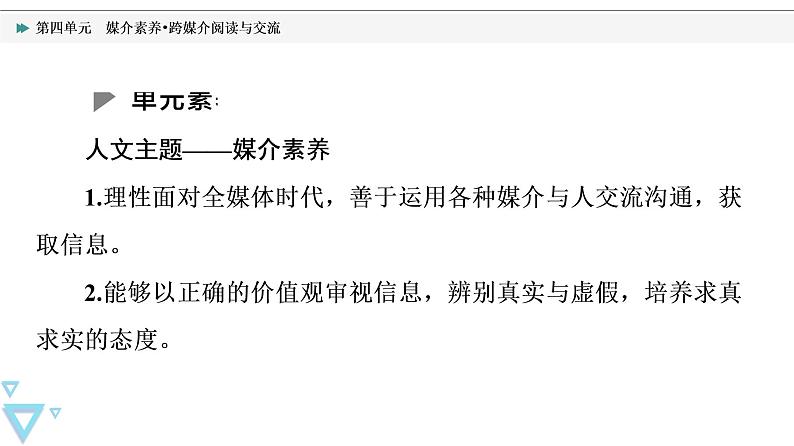 人教统编版高中语文必修下册第4单元　媒介素养•跨媒介阅读与交流课件+学案02