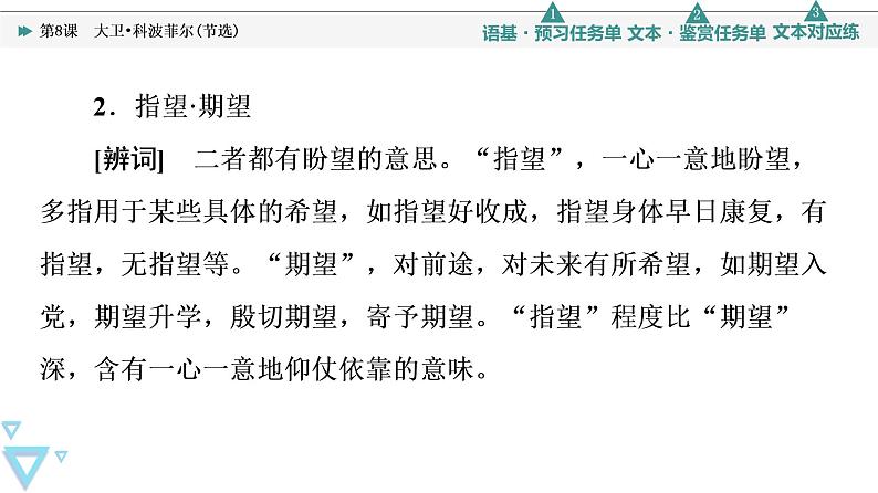 人教统编版高中语文选择性必修上册第3单元 进阶1 第8课　大卫•科波菲尔(节选)课件+学案+练习含答案08