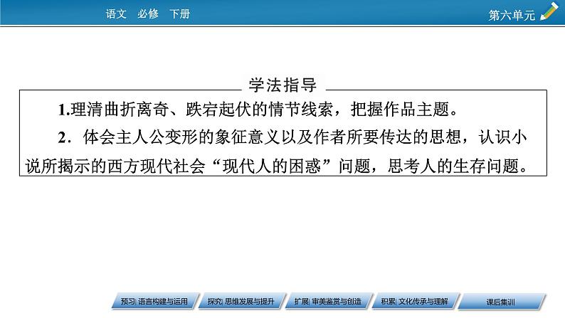 2021-2022学年部编版高中语文必修下册：14 促织　变形记（节选） 课件第3页