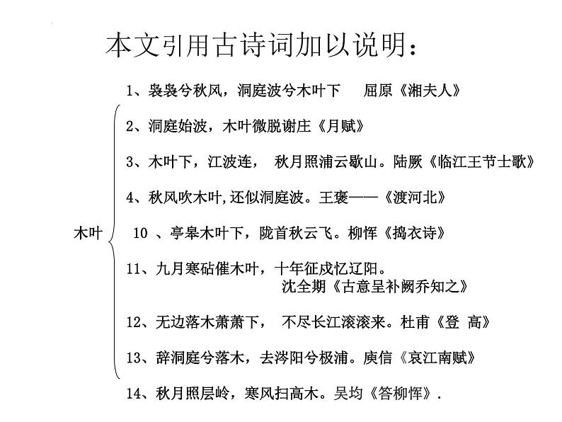 2021-2022学年部编版高中语文必修下册9《说“木叶”》课件2第4页