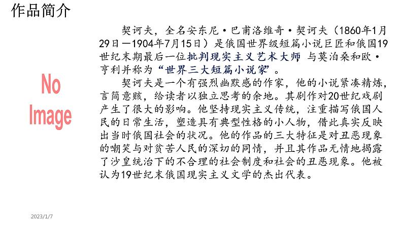 2021-2022学年部编版高中语文必修下册13-2《装在套子里的人》课件第3页