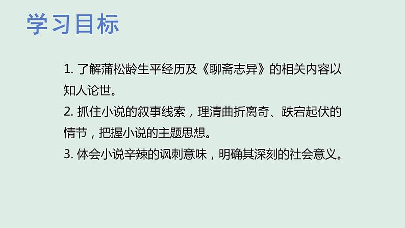 2021-2022学年部编版高中语文必修下册14.1《促织》课件4第2页