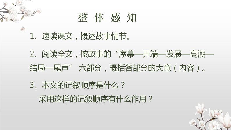 2021-2022学年部编版高中语文必修下册专题10小说中的环境描写：《祝福》课件第3页