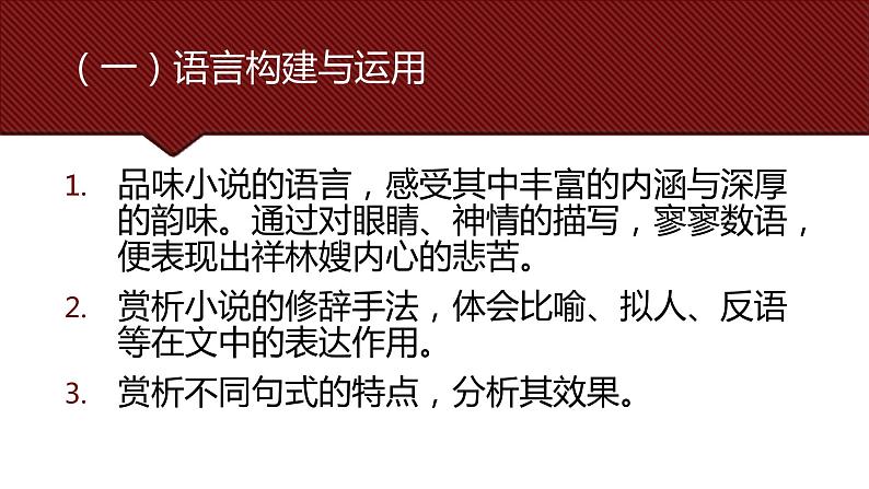 2021-2022学年高中语文部编版必修下册12《祝福》课件2第3页