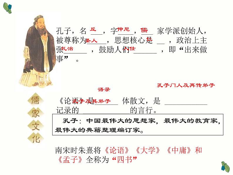 《子路、曾皙、冉有、公西华侍坐》课件08