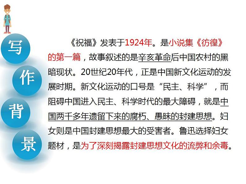 12. 《祝福》课件 2021-2022学年统编版高中语文必修下册第6页