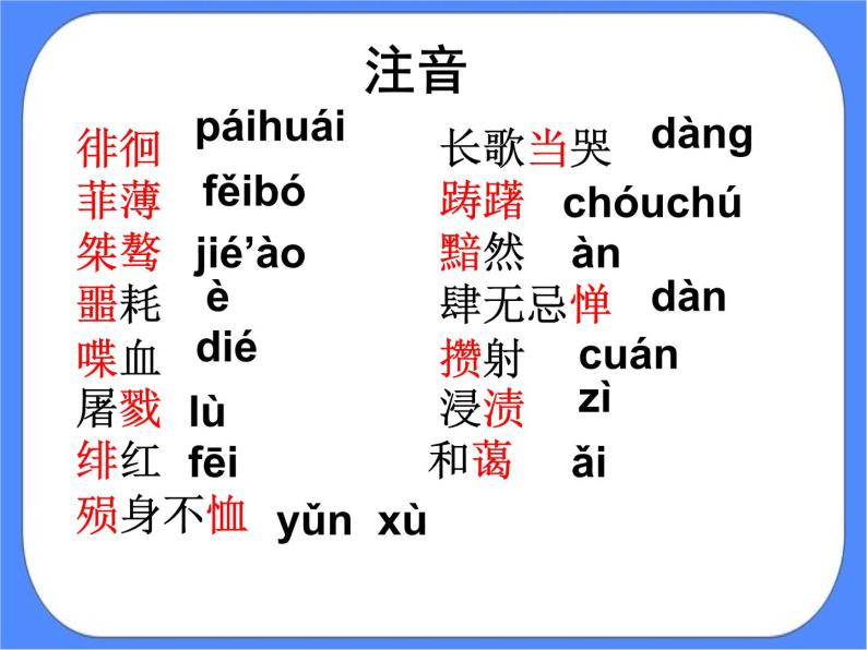 部编版高中语文选择性必修中册 6.1记念刘和珍君 课件+教案04