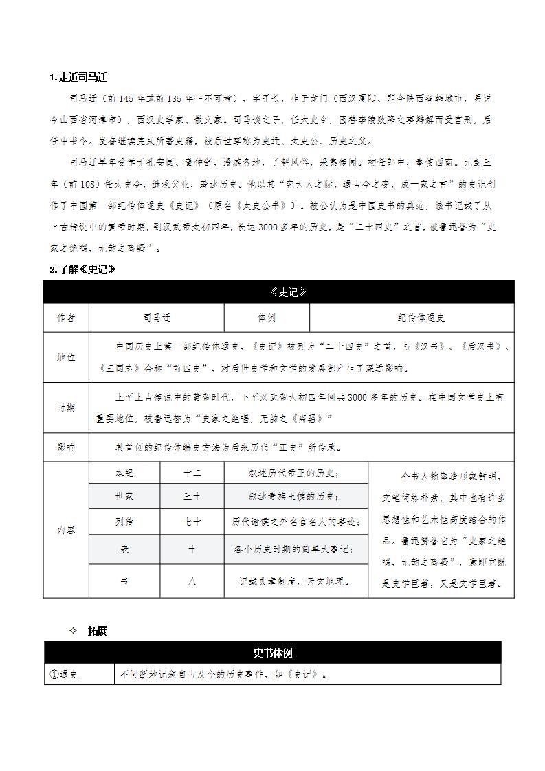 9《屈原列传》（教学课件+同步教案+导学案+分层作业） 高二语文选择性必修中册同步备课系列（统编版）02