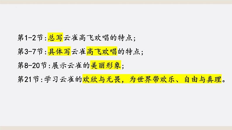 《致云雀》课件2022-2023学年统编版高中语文必修上册第3页