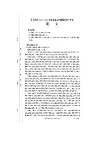 2022--2023学年驻马店市高三（上）期末教学质量检测语文试题与答案