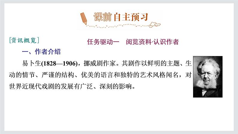 2022-2023学年高二年级新教材部编版语文选择性必修中册课件：第四单元 第12课 玩偶之家（节选）第3页