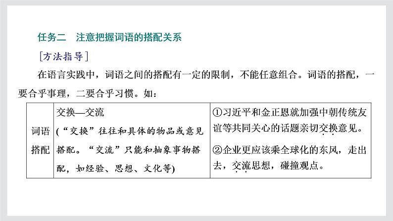 高一年级新教材部编版语文必修上册课件：第二单元 单元任务落实06