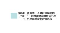 高中语文人教统编版必修 下册7.2* 一名物理学家的教育历程教学ppt课件