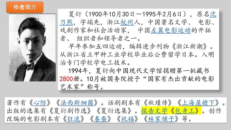 7《包身工》课件 2022-2023学年统编版高中语文选择性必修中册第4页