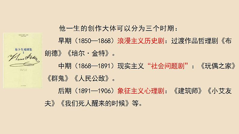 12.《玩偶之家(节选)》课件2022-2023学年统编版高中语文选择性必修中册第6页