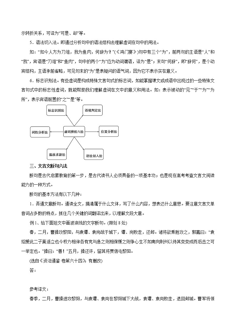 专题11 文言文阅读（教学案）-2017年高考语文一轮复习精品资料（原卷版）第3页