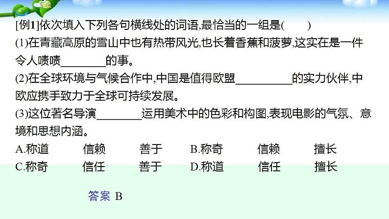 高考语文复习--正确使用词语(包括熟语)课件PPT第6页