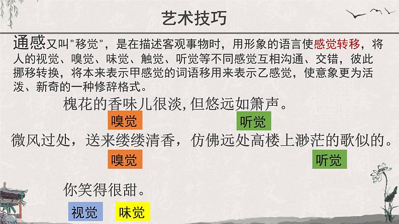 专题09 散文 诗歌艺术技巧鉴赏-2023年高考语文二轮复习之现代文阅读（小说 散文）知识串讲课件PPT第6页