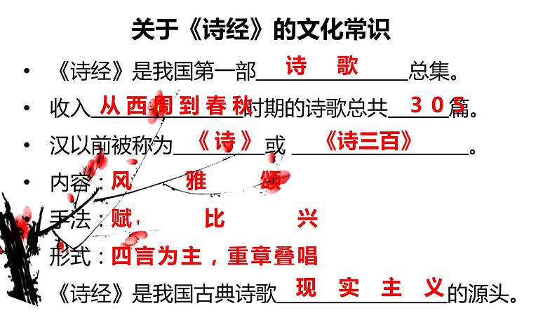 《氓》选择性必修下册第3页