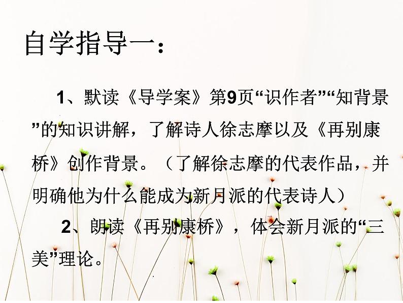 6.2《再别康桥》课件 2022-2023学年统编版高中语文选择性必修下册04