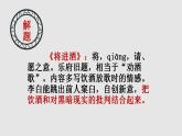 古诗词诵读《将进酒》课件2022-2023学年统编版高中语文选择性必修上册