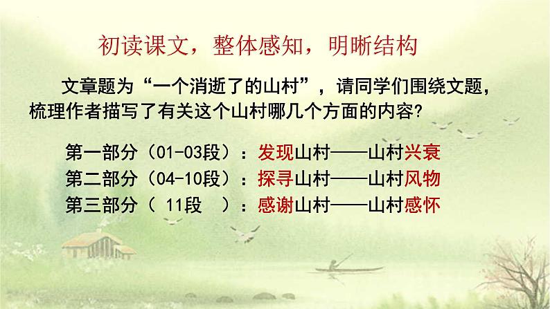 7.1《一个消逝了的山村》课件2022-2023学年统编版高中语文选择性必修下册06