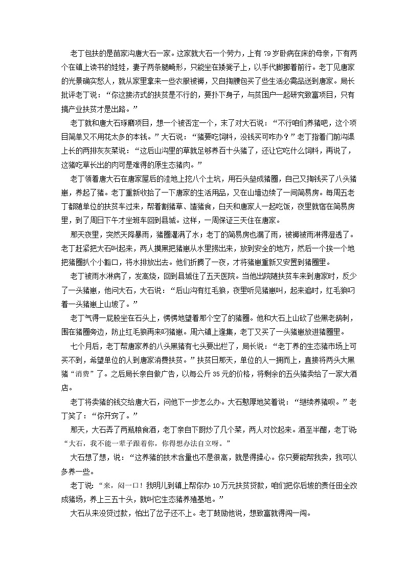 高考语文二轮专题复习《现代文文本阅读》三（含解析）第3页