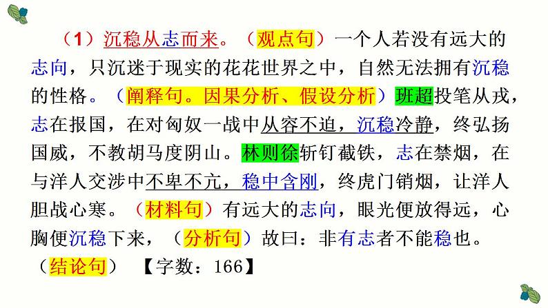 2023语文高考作文提分系列之主体段落“五层结构法”写作指导课件第8页