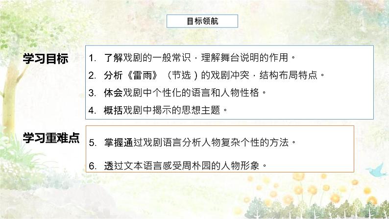 5.《雷雨（节选）》课件 2022-2023学年统编版高中语文必修下册02