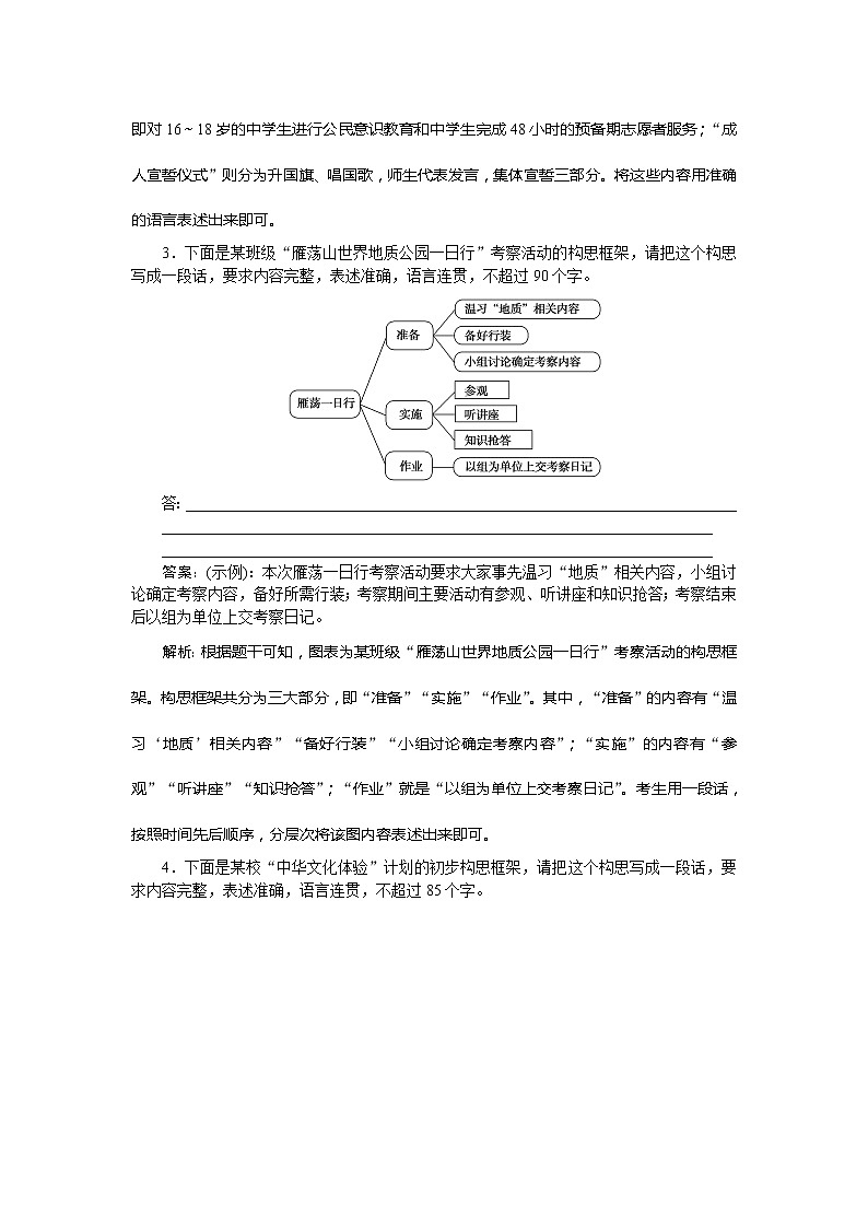 新高考语文2019年高考语文全程训练计划习题 天天练 24 Word版含解析 944第2页