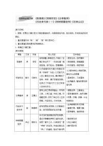 新高考语文第2部分 教材文言文点线面 选择性必修下册 Ⅰ 课文1　陈情表