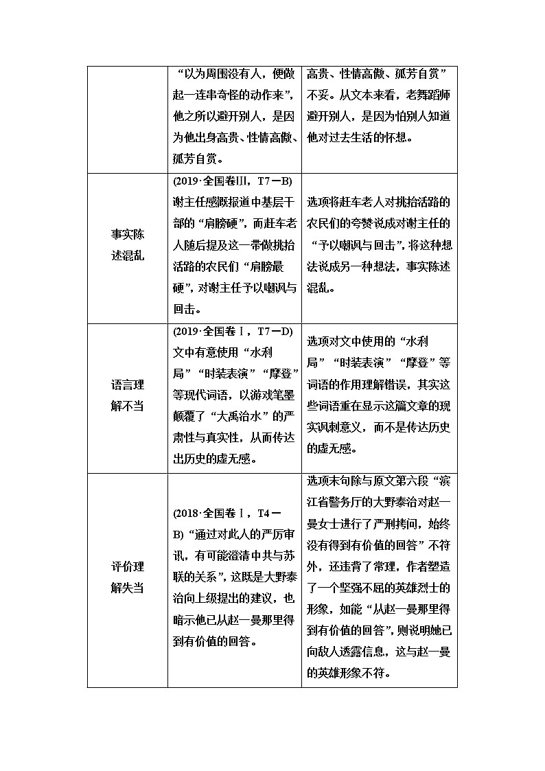 新高考语文把握小说要素，准解综合选择题   教案02