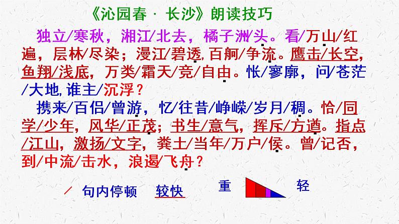 1《沁园春·长沙》课件 2022-2023学年统编版高中语文必修上册第7页