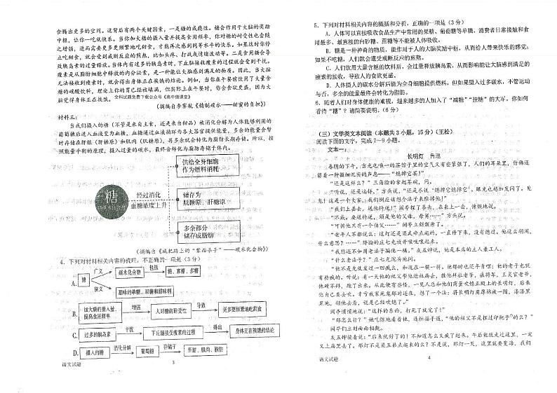 河南省南阳市一中2022-2023学年高三下学期开学考试语文试题及答案02