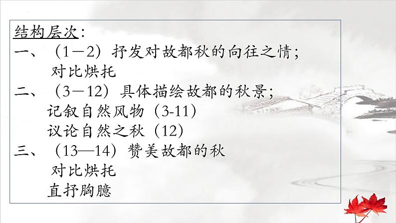 14-1《故都的秋》课件 2022-2023学年统编版高中语文必修上册05