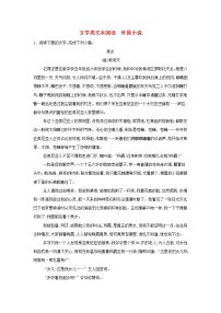 现代文阅读精练6文学类文本阅读外国小说含解析