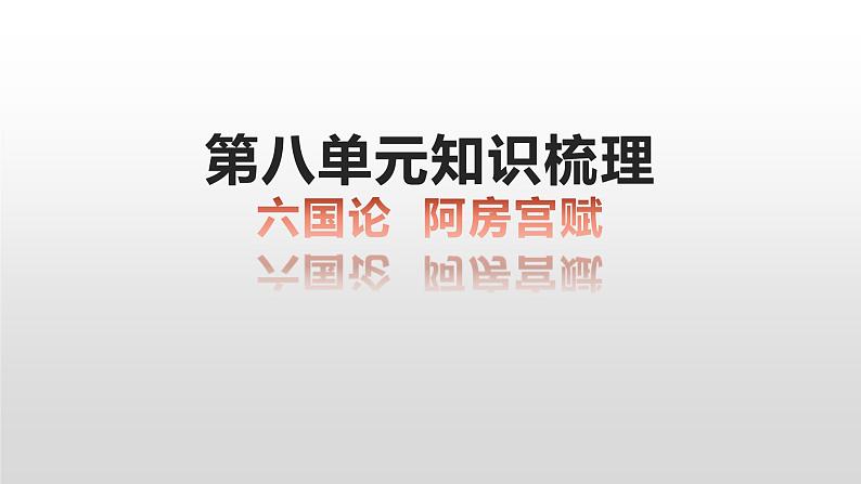 知识梳理13（PPT）-2022-2023学年高一语文下学期期末专项复习（统编版必修下册）第1页