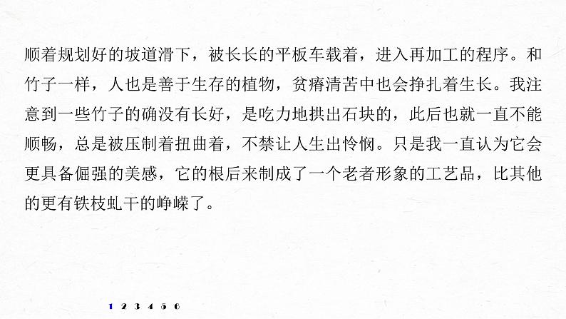 新高考语文第8部分 文学类文本阅读 散文 对点精练四 分析概括形象课件PPT第4页