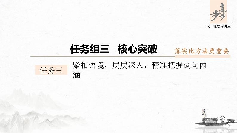 新高考语文第8部分 文学类文本阅读 散文 任务组三 任务三 紧扣语境，层层深入，精准把握词句内涵课件PPT第1页