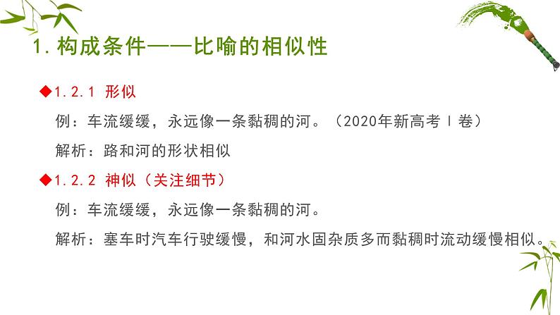 新高考语文2022届高考语文复习比喻修辞讲解课件PPT第4页