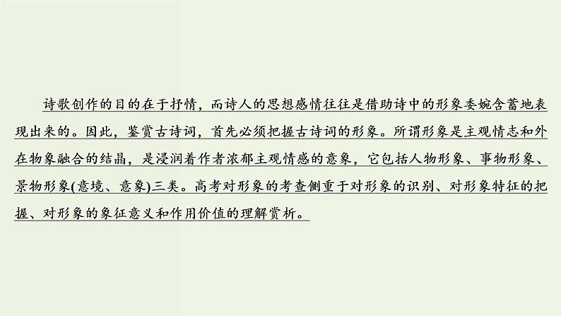 新高考语文考点1  鉴赏古代诗歌的形象  课件第3页