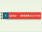 新高考语文考点1  概念理解与信息筛选  课件