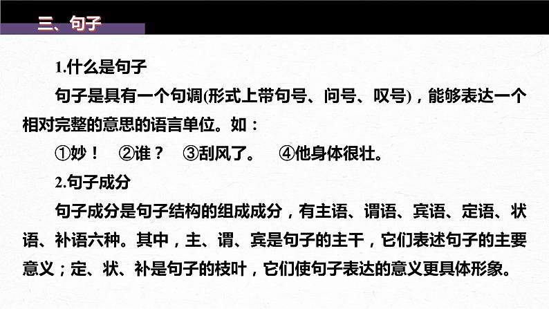 新高考语文第1部分 语言策略与技能 特别知识清单(一)  语法常识课件PPT第7页