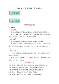 专题07 散文阅读（结构思路）——【备考2023】高考语文备考系列（复习思维导图 必备知识手册）