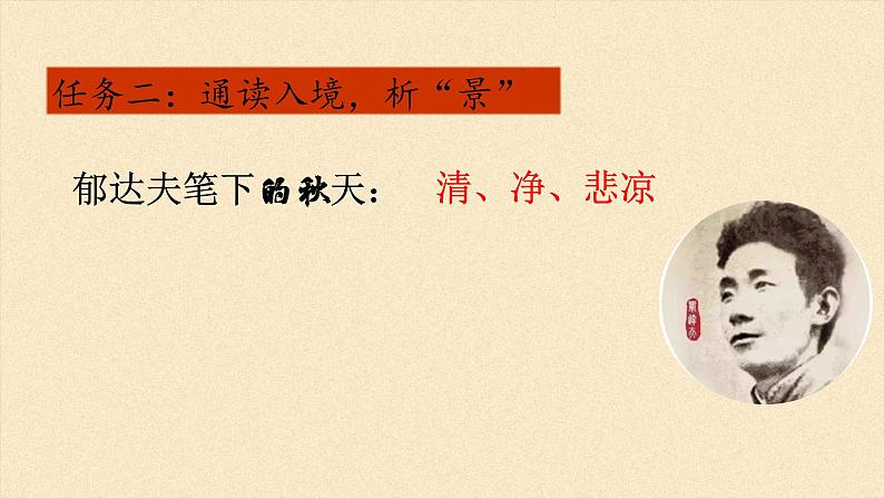 《故都的秋》课件2022-2023学年统编版高中语文必修上册05