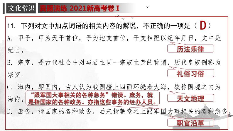 专题05 文言文文化常识-高考一轮复习之文言文通关宝典（新高考版）课件PPT07